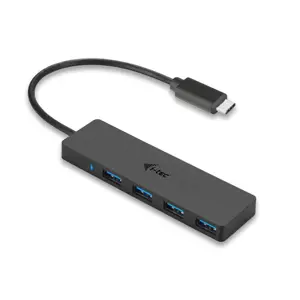 i-tec Advance USB-C Slim Passive HUB 4 Port, USB 3.2 Gen 2 (3.1 Gen 2) Type-C, USB 3.2 Gen 1 (3.1 G…