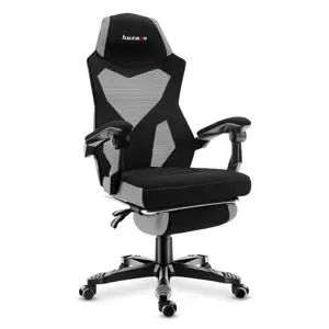 "Huzaro Combat 3.0" žaidimų fotelis Tinklelio formos sėdynė Juoda, pilka