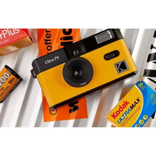 KODAK ULTRA F9 REUSABLE CAMERA YELLOW