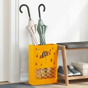 Sandėliavimo kabliukas ir laikiklis su saugykla mustard yellow
