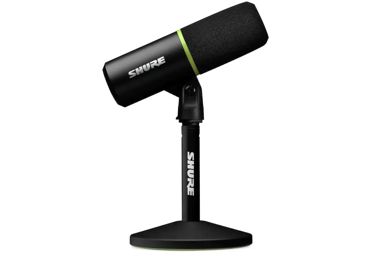 Shure MV6 - USB-C cardioid dynamic microphone for gamers and streamers