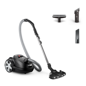 Philips 8000 series XD8122/10, 900 W, Cylinder vacuum, Dry, Dust bag, 4 L, HEPA
