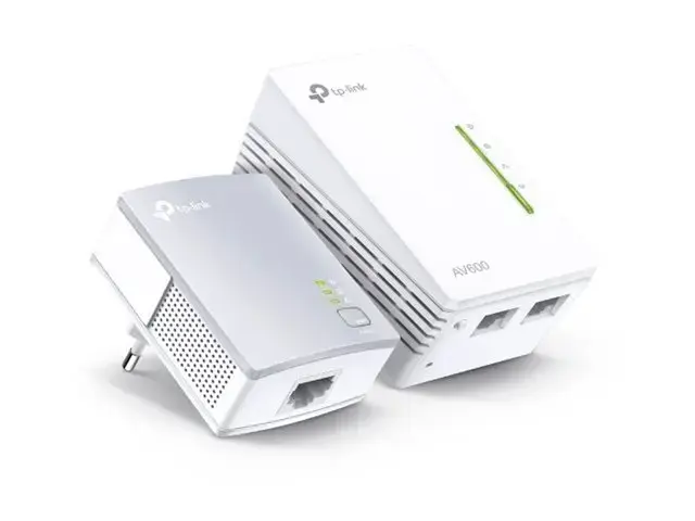 "TP-Link Powerline 600 Wi-Fi Extender Starter Kit", 600 Mbit/s, IEEE 802.11b, IEEE 802.11g, IEEE 802.11n, IEEE 802.3, IEEE 802.3u, Fast Ethernet, 10 100 Mbit/s, "Wi-Fi 4" (802.11n), 802.11b, 802.11g, "Wi-Fi 4" (802.11n)