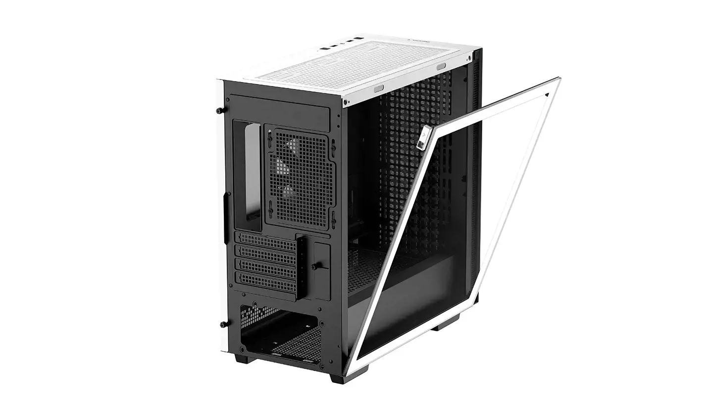 "DeepCool CH370 WH", "Mini Tower", kompiuteris, baltas, "micro ATX", "Mini-ITX", ABS, plienas, grūdintas stiklas, daugialypis
