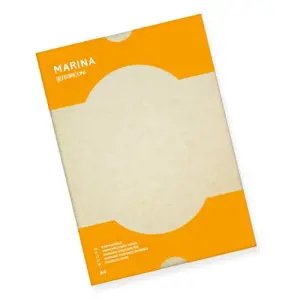 Dekoratyvinis popierius MARINA, A4, 175 g/m2, 25 lapai, smėlio sp.