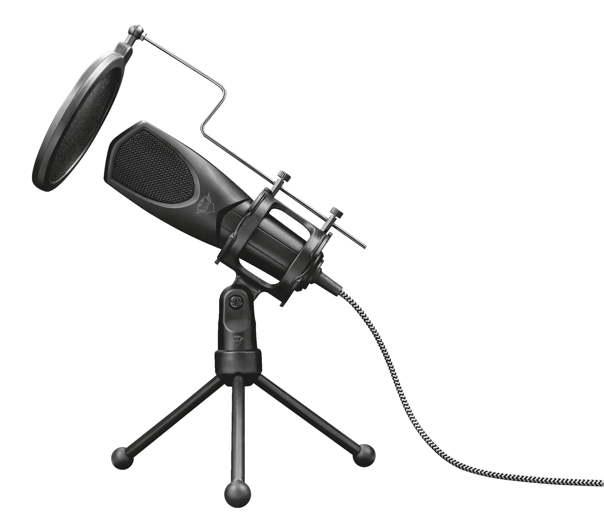 "Trust GXT 232 Mantis", kompiuterio mikrofonas, -38 dB, 50-16000 Hz, 32 Ω, visakryptis, laidinis
