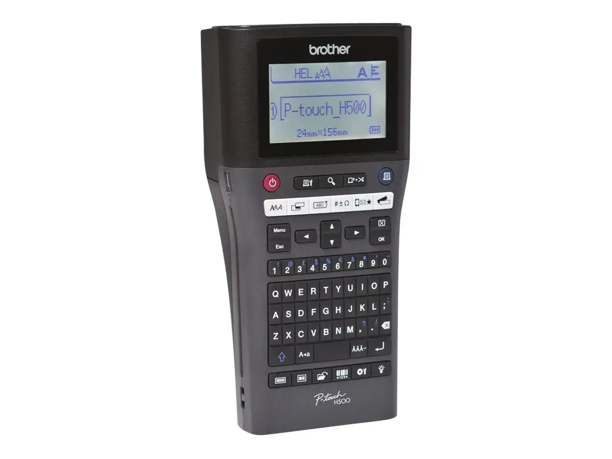 Brother PT-H500, QWERTY, TZe, 180 x 180 DPI, 30 mm/s, laidinis, juodas