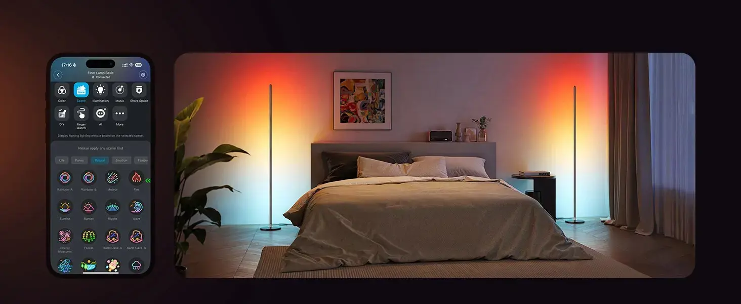 Govee H8076 Smart floor lighting Wi-Fi/Bluetooth