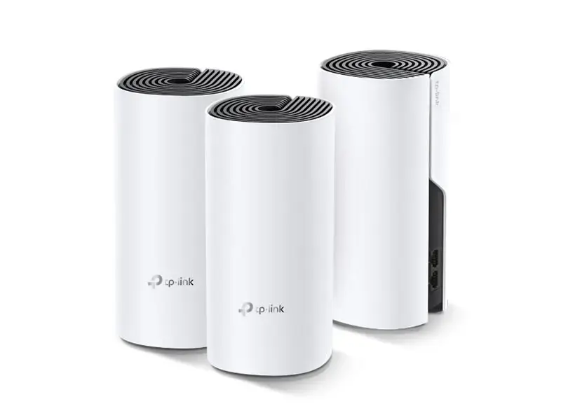 "TP-LINK AC1200 Whole-Home Mesh Wi-Fi" sistema "Qualcomm" procesorius 867Mbps 5GHz+300Mbps 2,4GHz 2 Gigabit prievadai 2 vidinės antenos