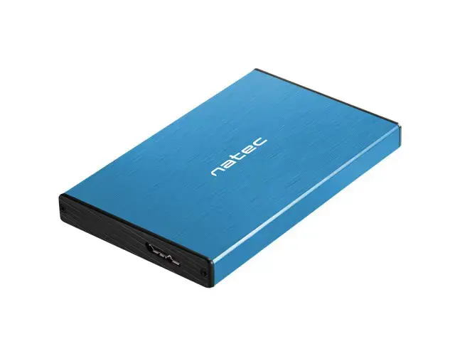 NATEC NKZ-1280 "Natec" išorinis korpusas RHINO GO, skirtas 2,5 SATA, USB 3.0, mėlynas