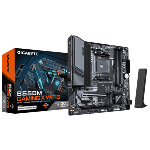 Gigabyte B550M GAMING X WIFI6 | Processor family AMD | Processor socket AM4 | DDR4 DIMM | Supported…