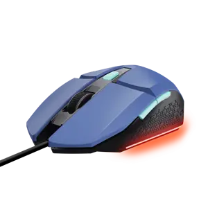 "Trust GXT109B FELOX", dvipusis, A tipo USB, 6400 DPI, mėlynas