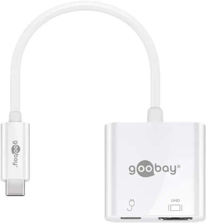 "Goobay" USB-C HDMI adapteris (4k 60 Hz) .62110 White