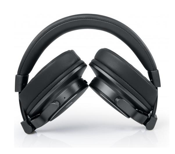 "Muse" "Bluetooth" stereofoninės ausinės M-278 ant ausų, belaidės, juodos spalvos