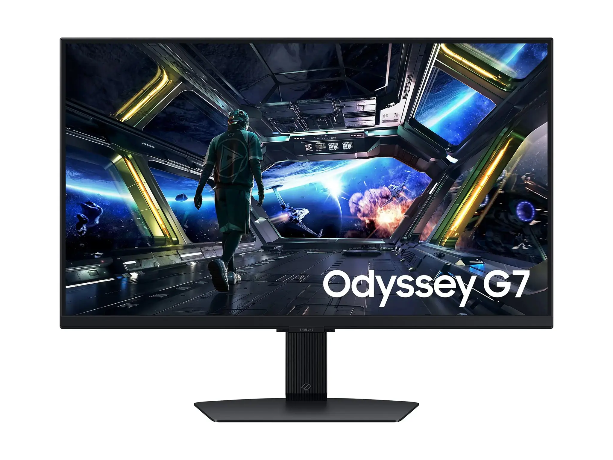 Samsung Odyssey G7 | S27DG702EU | 27 in | Fast IPS | 4K UHD (2160p) 3840 x 2160 at 144 Hz | 350 cd/m² | 2xHDMI, DisplayPort | Height, pivot (rotation), swivel, tilt | Speaker(s) | Built-in Ethernet