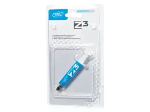 "DeepCool Z3", šiluminė pasta, 1,134 W/m-K, pilka, sidabrinė, 73cps, -50-220 °C, 1,5 g