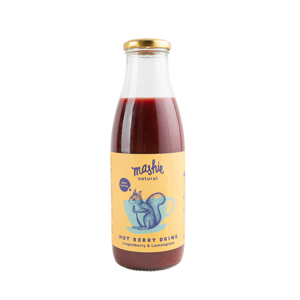 Bruknių su citrinžole uogų tyrė  MASHIE, 0.75l