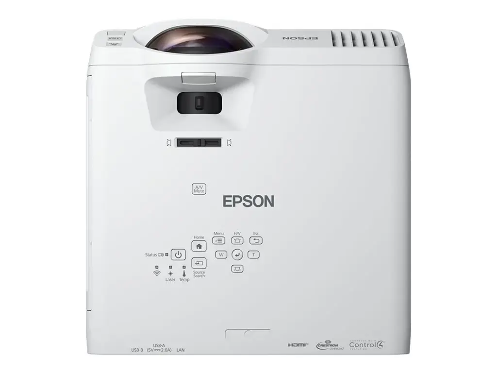 "Epson V11HA76080", 4000 ANSI liumenų, 3LCD, WXGA (1200x800), 2500000:1, 16:10, 1397-3048 mm (55-120")
