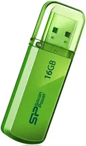 "Silicon Power Helios 101", 16 GB, USB Type-A, 2.0, dangtelis, 10 g, žalias