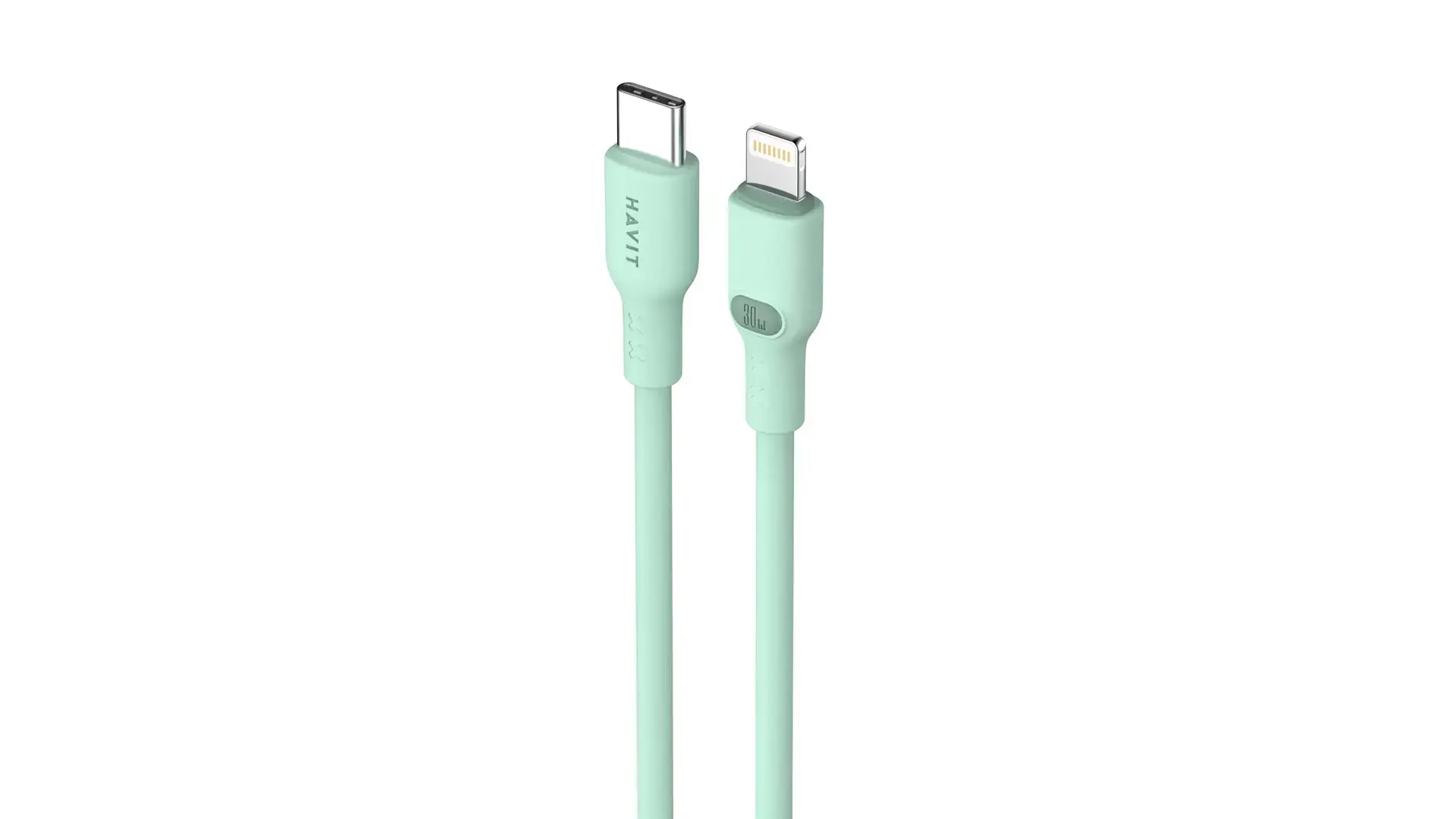Havit CB6281 - USB Type C to Lightning cable, 1 m (green)