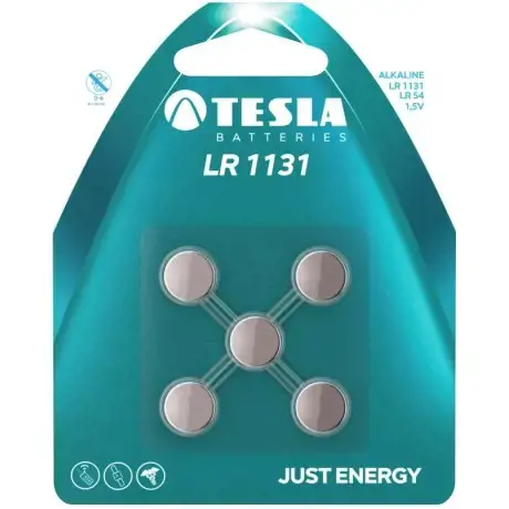 Baterijos Tesla SR1131 72 mAh SR54 (5 vnt)