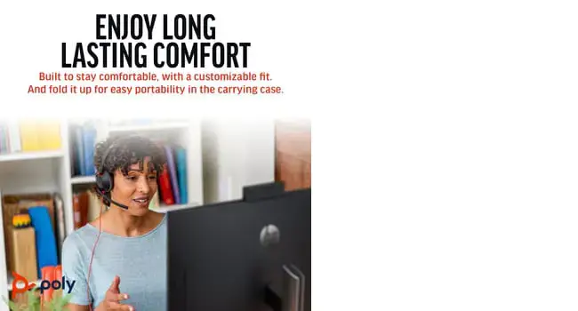 POLY Blackwire 5220 Stereo USB-C Headset +3.5mm Plug +USB-C/A Adapter, Wired, Business/Everyday, 162.5 g, Headset, Black