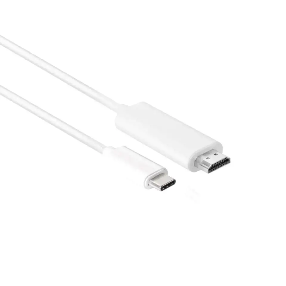 CLUB3D USB C to HDMI™ 2.0 UHD Cable Active 1.8 M./5.9 Ft., USB C, HDMI 2.0, 1.8 m, White