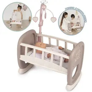 Smoby lopšys su karusėle lėlei Baby Nurse