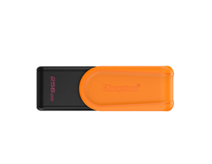 KINGSTON 256GB DATATRAVELER USB 3.2 EXODIA S (BLACK/ORANGE)