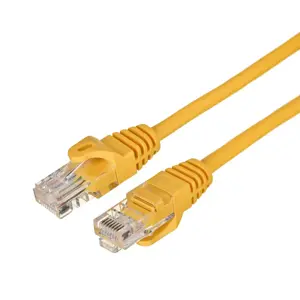 Patchcord UTP A-LAN KKU5ZOL0.5 (RJ45 - RJ45 ; 0,50 m; UTP; kat. 5e; geltona spalva)