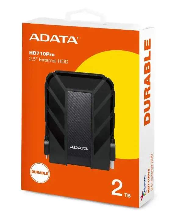 ADATA HD710P 2TB USB3.1 kietasis diskas 2.5i juodas