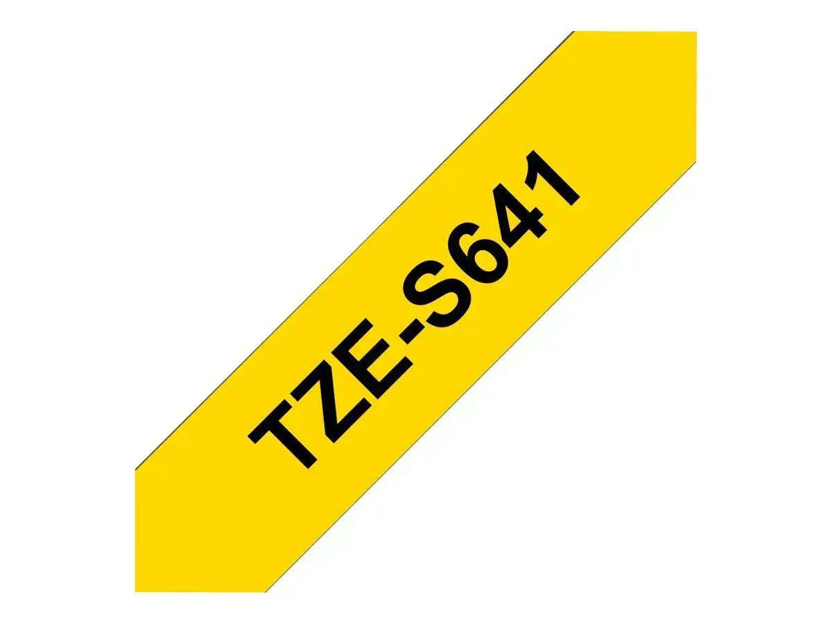 Brother TZE-S641, Black on yellow, TZ, China, 5 year(s), Brother, P-Touch PT-1830, 1950, 2030, 2100, 2430, 2470, 2700, 2730, 7600, 9700, 9800, E300, H300