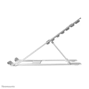 "Neomounts by Newstar" sulankstomas nešiojamojo kompiuterio stovas, Nešiojamojo kompiuterio stovas, sidabrinis, 25,4 cm (10"), 43,2 cm (17"), 254 - 431,8 mm (10 - 17"), 5 kg