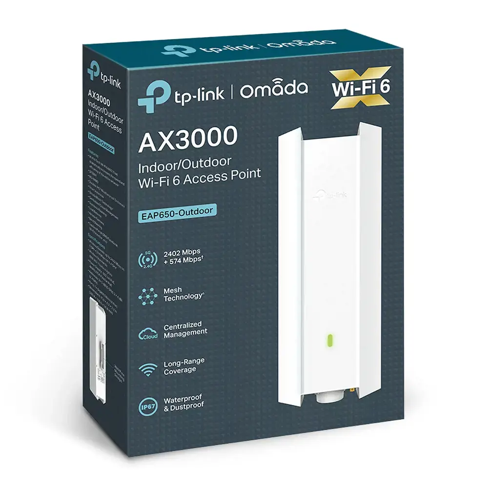 "TP-Link AX3000" AX3000 vidinis/vidinis "WiFi 6" prieigos taškas, 1000 Mbit/s, 10,100,1000 Mbit/s, IEEE 802.11a, IEEE 802.11ac, IEEE 802.11ax, IEEE 802.11b, IEEE 802.11g, IEEE 802.11n, IEEE 802.1x,..., 10/100/1000Base-T(X), 250 vartotojų, Multi User MIMO