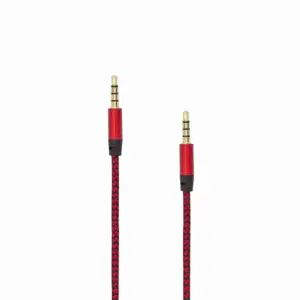 "Sbox AUX" kabelis 3,5 mm-3,5 mm braškių raudonas 3535-1.5R