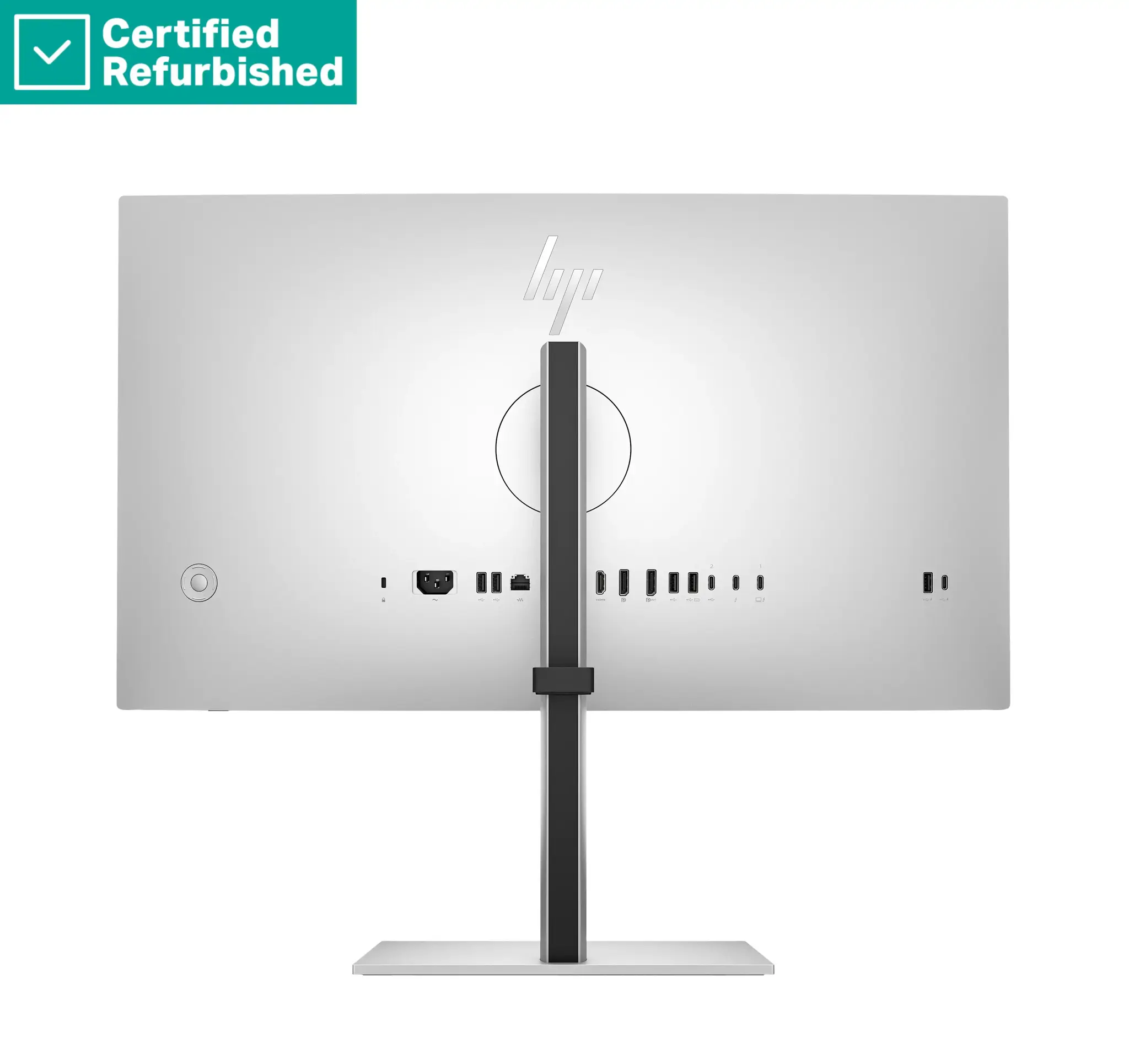 RENEW SILVER HP 727pk Series 7 Pro 4K Charging Monitor - 27" 3840x2160 UHD 400-nit 60Hz AG, IPS Black HDR 400, USB-C(100W)/USB-C(15W)/HDMI/DisplayPort Daisy-Chain, 5x USB-A, RJ-45 LAN, height adjustable/tilt/swivel/pivot, 1 years