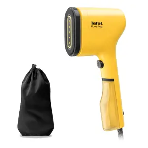 Tefal Pure Pop DT2026, Handheld garment steamer, 0.07 L, 0.25 min, Yellow, Buttons, Hand switch