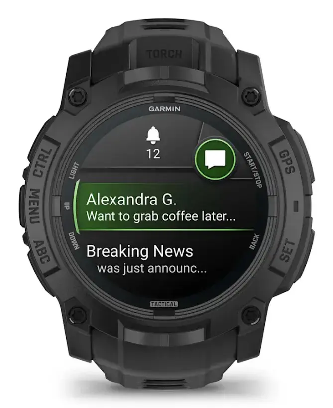 SMARTWATCH INSTINCT 3 AMOLED/BLACK 010-03020-50 GARMIN