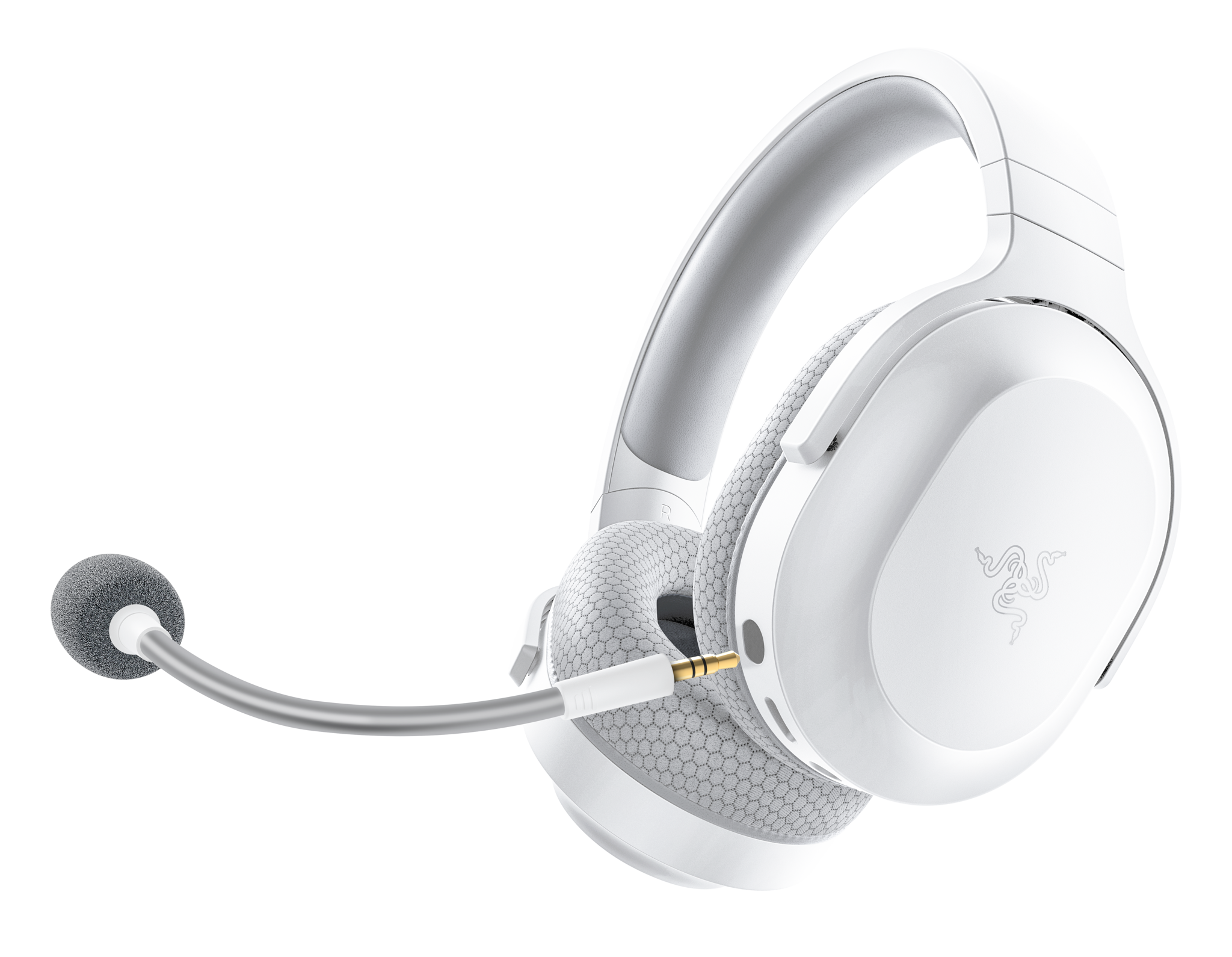 RAZER "Barracuda X 2022" ausinės - gyvsidabrio baltumo