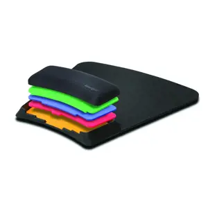 "Kensington SmartFit®" pelės kilimėlis, juodas, vienspalvis, riešo atrama, žaidimų pelės kilimėlis