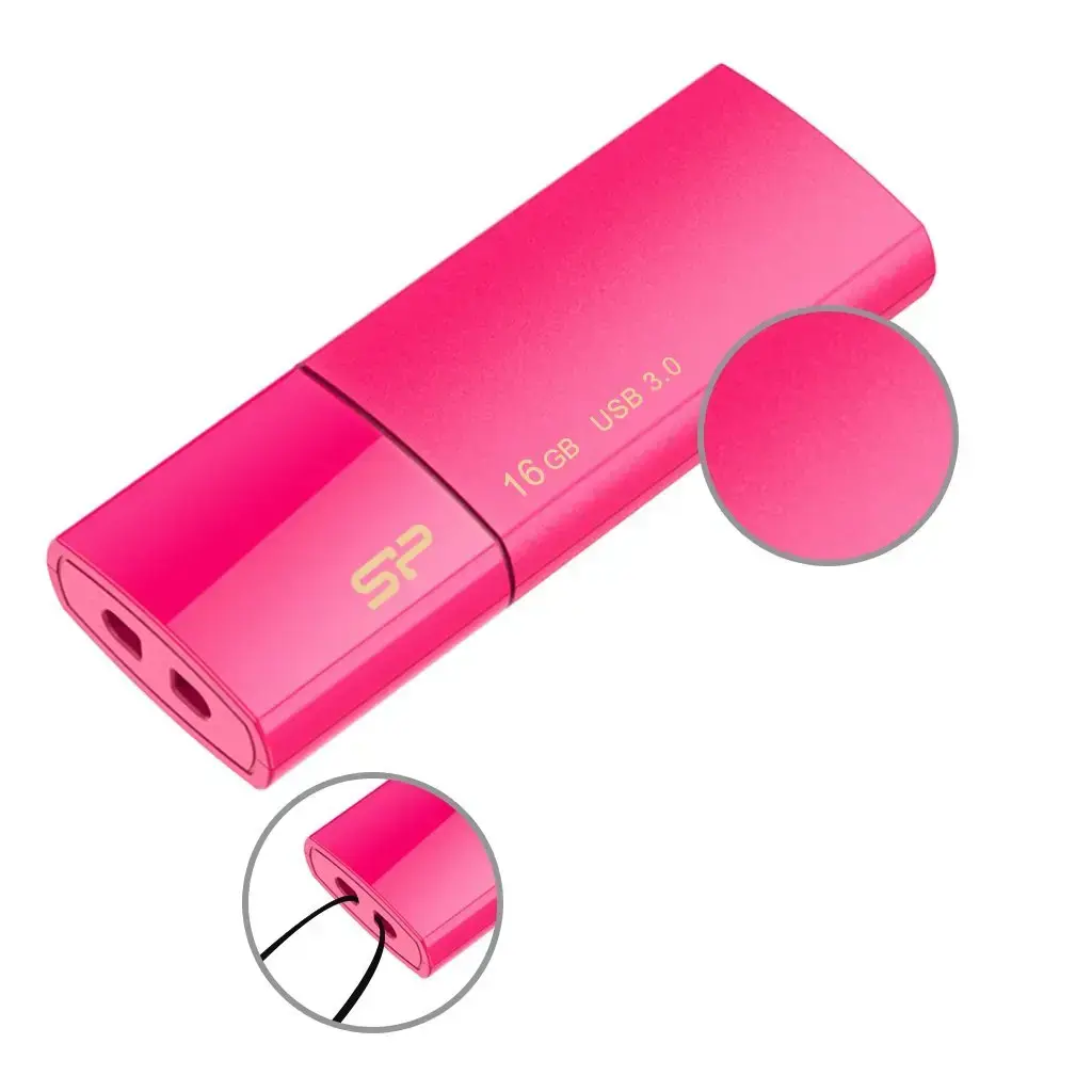 SILICON POWER atmintinė USB Blaze B05 16GB USB 3.2 Pink