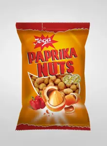 Žemės riešutai JĖGA, traškioje luobelėje su paprika, 500g