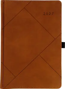 Darbo knyga FASHION SPECIAL EDITION, 2027, PU, A5, rudos sp.  LT
