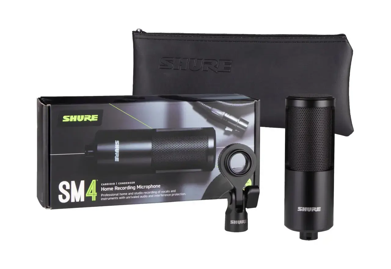 Shure SM4-K - condenser microphone, externally polarised