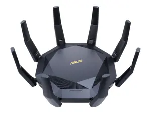 ASUS RT-AX89X AX6000 AiMesh, "Wi-Fi 6" (802.11ax), dviejų dažnių (2,4 GHz / 5 GHz), Ethernet LAN, 3G, juodas, stalinis maršrutizatorius