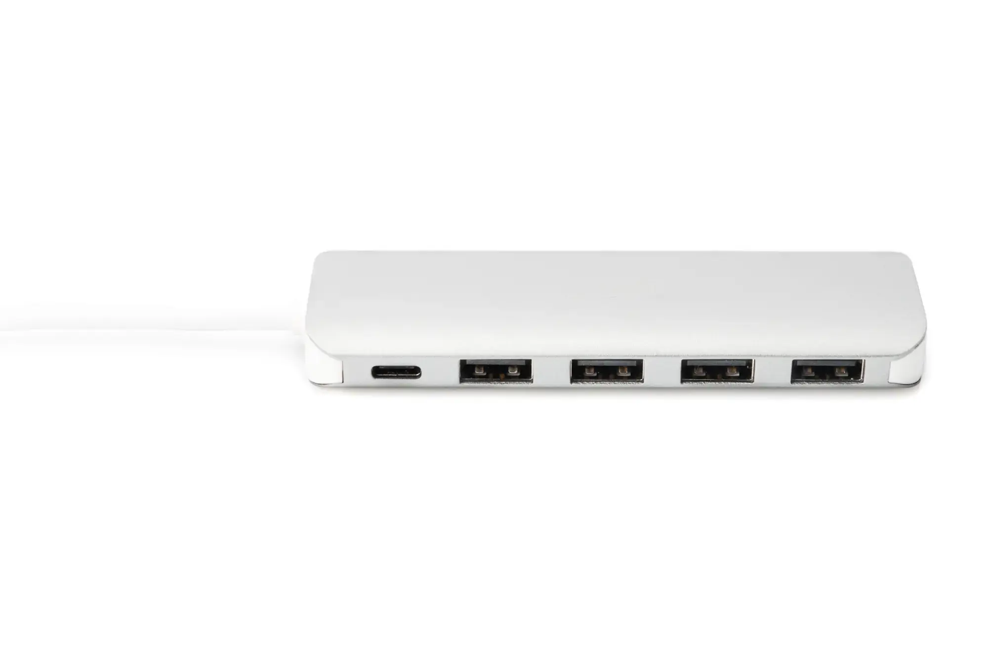 DIGITUS DA-70242-1 DIGITUS HUB 4 prievadų USB 3.0 SuperSpeed su C tipo Power Delivery aliuminiu