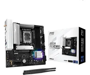 Mainboard ASROCK Intel B860 LGA 1851 (Socket V1) micro ATX RAM DDR5-SDRAM 4xSlots Wi-Fi Yes Bluetoo…