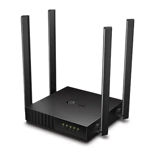 TP-Link Archer C54, "Wi-Fi 5" (802.11ac), dviejų dažnių (2,4 GHz / 5 GHz), Ethernet LAN, 4G, juodas, stalinis maršrutizatorius