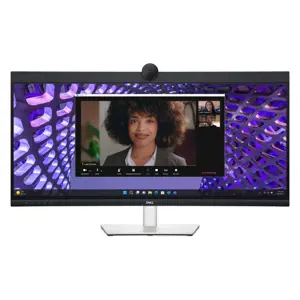LCD monitorius DELL P3424WEB 34" lenktas/21 : 9 IPS 3440x1440 21:9 60Hz 5 ms Garsiakalbiai Kamera 4…