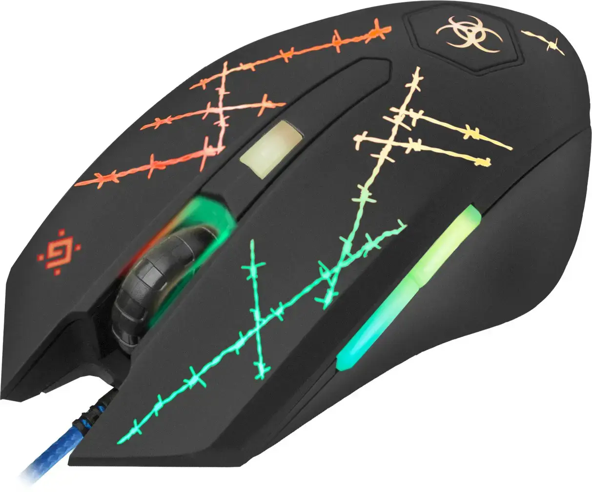 "Defender Forced GM-020L" pelė Ambidextrous USB Type-A Optical 3200 DPI